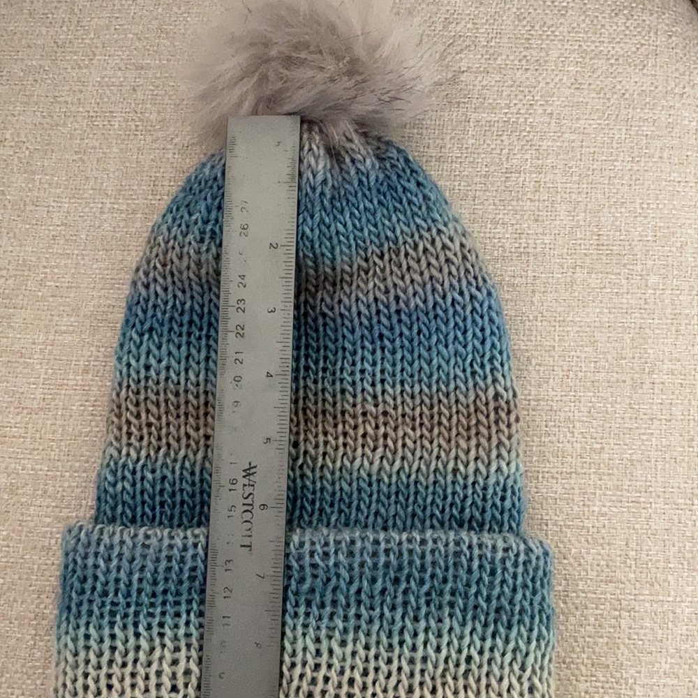 Wool& Viscose unique knitted beanie NEW🧶🆒 - Picture 3 of 7